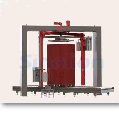 SM-ALC33 双膜架高速悬臂式缠绕机